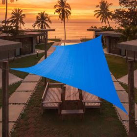 Artpuch Custom Size Sky Blue Sun Shade Sail Triangle Canopy 185 GSM Durable Fabric UV Block Awning for Outdoor Patio Garden Backyard (Customized (Color: Sky Blue, size: 13'X29') Artpuch Custom Size Sky Blue Sun Shade Sail Triangle Canopy 185 GSM Durable Fabric UV Block Awning for Outdoor Patio Garden Backyard (Customized (Color: Sky Blue, size: 13'X29')